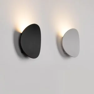 Decoration Modern LED Simple Circular White Balcony Porch TV Background Wall Light Bedroom Bedside Wall Lamp
