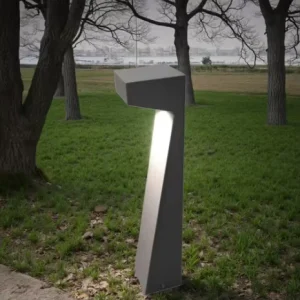 Decorative IP65 Waterproof Battery Powered LED Garden Light Outdoor Courtyard Lamp Aluminum Alloy Construction Energy Saving