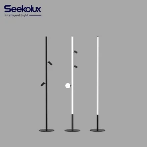 Decorative Modular LED Floor Lamp with Remote Control AC Powered Acrylic Standing Lamp for Home Hotel Apartment Modern Design