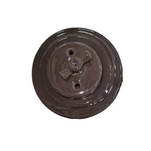Decorative Porcelain Vintage Retro 1 Gang Flush Mounted Rotary Switch Wall Light Switch