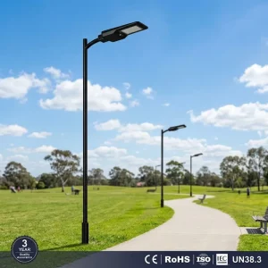 Decorative Solar Street Garden Light IP65 Waterproof Outdoor LED Lamp with Motion Sensor