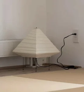 Desk Lamp Indoor Paper Light Decorative Table Lamp for Tatami Bed Wabi Sabi