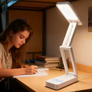 Desk Lamp USB Charging Touch Control 3 Color Modes Stepless Dimming Eye Caring Led Table Lamp for Bedroom Reading