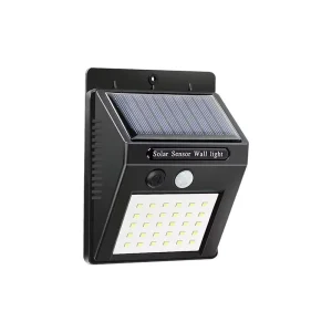Detachable Smart Outdoor Solar Garden Wall Light with Security and Motion Sensor IP65 Waterproof