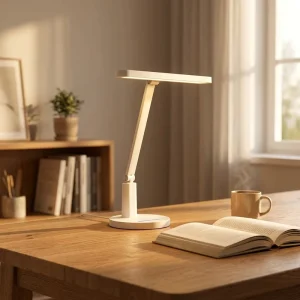 Dimmable 18W LED Desk Lamp with Adjustable Metal Arm Modern Kids Study Light Eye Protection & Timer 3 Color Reading Lamp
