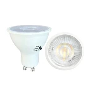 Dimmable 6W 110V 230V GU10 Tricolor Light 3000K 4000K 6000K Spotlight Light Bulb