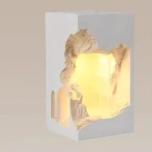 Dimmable Bedroom Gypsum Material Table Lamp Aromatherapy Desk Lamp Classic LED Minimalist Study Bedroom Bedside Decor Light