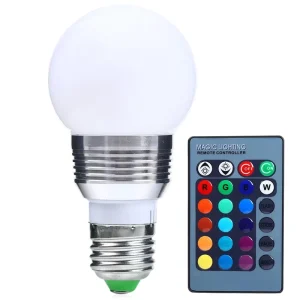 Dimmable Color changing Bulb Led Red Green Blue Remote Control Led Bulb