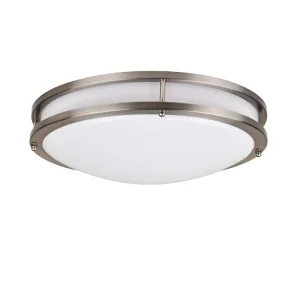 Dimmable IP44 ETL-Certified LED Ceiling Light, 12-Inch Surface Mount, 2700-6000K