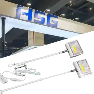 Dimmable LED Arm Light 20W 30W with Telescopic Pole and Long Arm