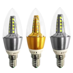 Dimmable LED Candle Bulb E14 E27 5W 7W Flaming Tail Light