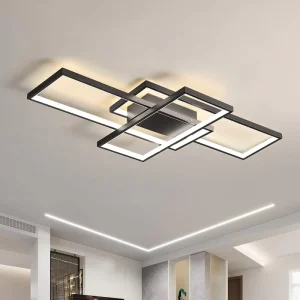Dimmable LED Ceiling Light with Remote Control for Living Dining Room