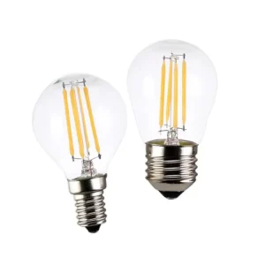 Dimmable LED Filament Bulb E27 B22 Base 4W 6W 8W Glass Body AC/DC CE Approved