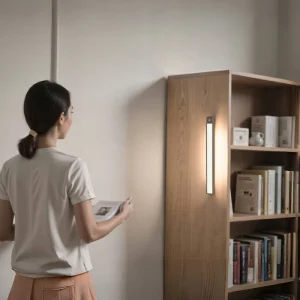 Dimmable LED Motion Sensor Wireless Rechargeable Cabinet Light Wall Mounted