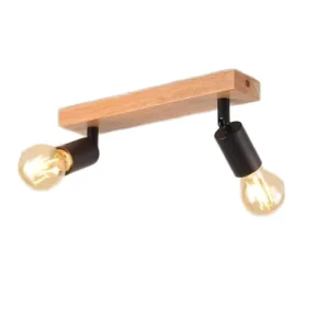 Dimmable LED Wooden Ceiling Spotlight for Shop Cabinet Hotel Restaurant Exhibition Hall Supermarket Commercial Lighting