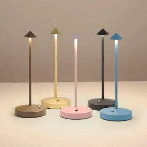 Dimmable Wireless Lamp Waterproof Portable Outdoor Battery Operated Cordless Table Lamp Rechargeable LED