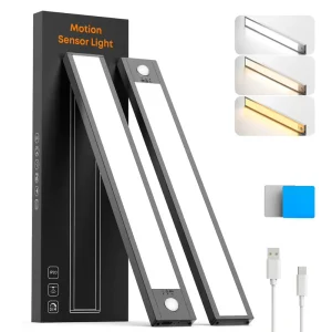 Dimmable Wireless Rechargeable Motion Sensor LED Cabinet Light with Aluminum Body