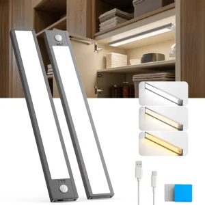 Dimmable Wireless Rechargeable Motion Sensor LED Cabinet Light with Aluminum Body