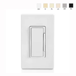 Dimmer Switch Single Pole or 3 Way Rocker Light Dimmer Wall Switch for 150W Dimmable Led Dimmer Switch 600w