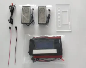 Dimmer Switch with Clock Temperature Display Module and Defogger Control for Bathroom Wall Mirror 3.7-Inch Display