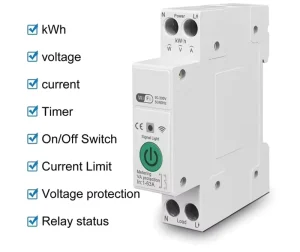 Direct Factory Wifi 1P+N 1 63A Smart Switch Plastic Industrial Use Mobile Phone Remote Control Timing