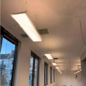 Direct/Indirect Up-Down LED Panel Light, 40W, 595x595mm, Suspended Ceiling Lamp for Office, School and Hospital