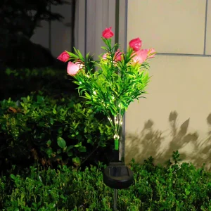 Direct Solar Sunflower Lantern Outdoor Garden Lamp Artificial Flower LED Garden Decorative Lamp Inserted Lawn Lamp