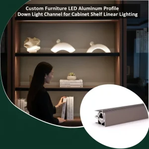 Display Cabinet LED Aluminum Profile Channel for Wine Cabinet Shelf Linear Lighting YB1002-33