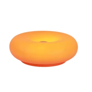 Donut-Shaped Touch Table Lamp 3-Color Dimmable Bedside Mood Light