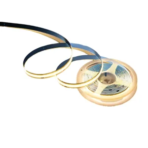 Dotless COB LED Strip Light 12V/24V, 320/480 LEDs/m, 8mm Flexible Ribbon for Aluminum Profile