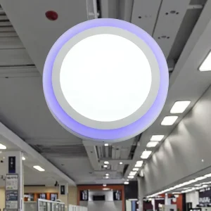 Double Colour Surface Slim Round Square Led Panel Light Home Office