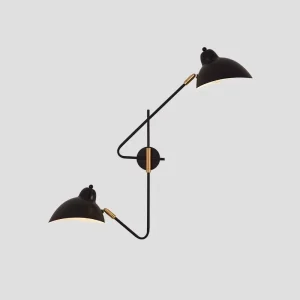 Double Headed Wall Lamp Living Room High End Vintage Desk New Designer Export Bedside Master Bedroom Wall Lamp Swing Arm
