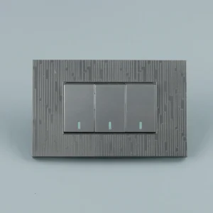 Double wall switch socket series single double three switch American universal multi hole socket panel