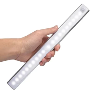 Dropship Rectangle LED Lamp Magnetic Wall Mounted Motion Sensor Night Light Wireless Rechargeable Lithium Battery Home Decor