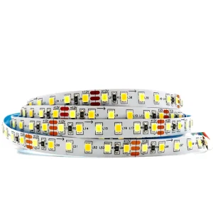 Dual-Color DC12V 120 LEDs/m 8 mm SMD2835 CCT Dimmable Flexible CW/WW Indoor LED Strip Light