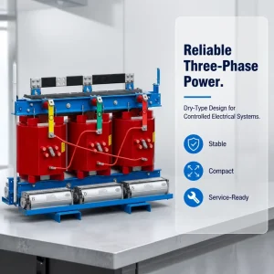 Dual-Winding Dry-Type Rectifier Transformer Three-Phase Cast Resin Silicon Steel Laminated Core IEC60076 Custom KVA Voltage