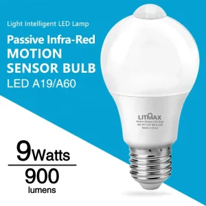 Dusk-to-Dawn Motion-Activated LED Smart Bulb with Color Temperature Changing