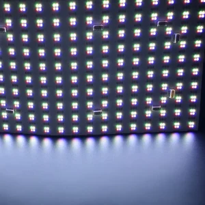 Dynamic LED RGBW Panel Light 480x240mm Real Time Color White Sync Hotel Use Customizable Effects Smart Spaces CRI 80 3500 Lumens