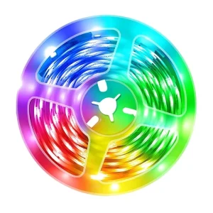 E Sports Atmosphere USB Smart LED Light Strip Set RGB Music Responsive Color Change Self Adhesive Low Voltage 5V 8mm PCB Width