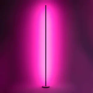 E commerce Factory Custom Logo Tuya RGB Magic IR WiFi Smart Control Modern Lighting White Floor Lamps LED Dimmable Room