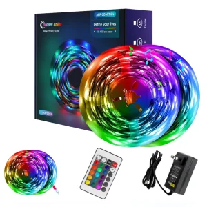 E commerce Supplier Home Decor IR APP Sync Music Wifi Smart Control 5V 12V 24V 5M 10M 15M 20M SMD 2835 5050 Rgb Led Strip Light
