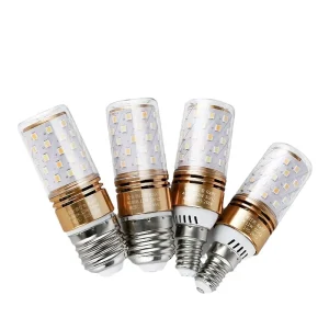 E14/E27 LED Corn Lamp Aluminium 12W/16W/20W/24W Conical Candle AC85-265V Warm/Natural/Pure White 2 Color