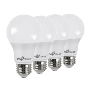 E26 Base A19 LED Bulb AC-Powered 3000K 9W 800lm Triac-Dimmable Energy-Saving Wall Lamp