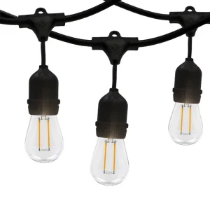 E26 E27 B22 Waterproof 10M 15M LED Bulbs String Lights Outdoor Commercial Grade Street Garden Backyard Holiday LED Fairy Light