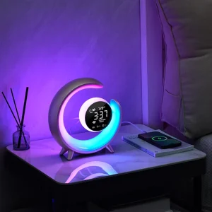 E26 LED Night Lamp with Touch Control, Round Design, Silver or Gold, Dimmable, Type-C
