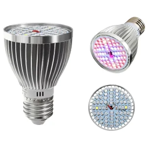 E27 9W Full Spectrum LED Plant Grow Bulb 2835 SMD 60-LED Chip for Indoor Plants
