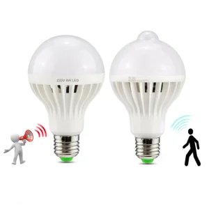 E27 LED Motion Sensor Bulb Sound Sensor Bulbs Lamp 3W 5W 7W 9W 12W Corridor Night Light Motion Sensor LED