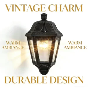 E27 LED Outdoor Garden Landscape Wall Lamp IP65 AC Adjustable Color Temperature Italian Style CE Certified