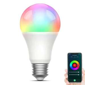 E27 RGBCW Zigbee WiFi Smart LED Bulb 10W Dimmable Timer App and Voice Control 2800-6500K