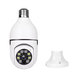 E27 Smart WiFi CCTV Camera LED Bulb with Indoor Wireless Socket and SD Card Slot